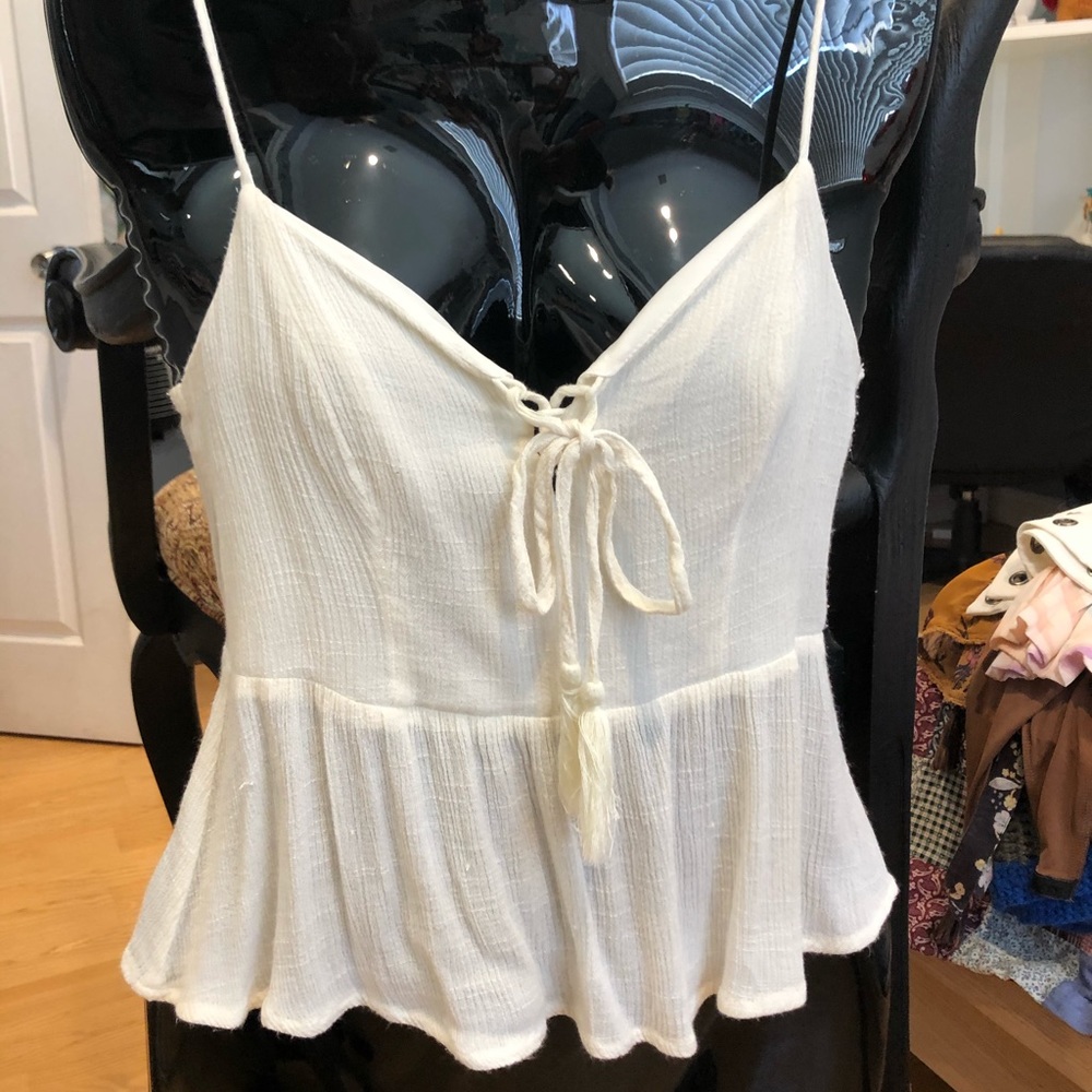 White tank top